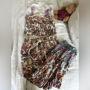 Anthropologie Lounge Set Boho